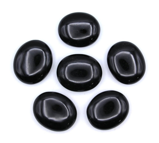 Black Obsidian Palm Stones Buy 1 get 2 FREE!