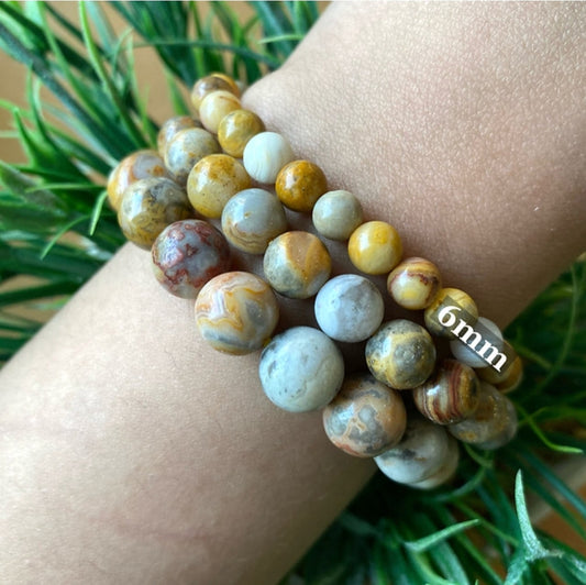 Buy 1 get 2 FREE! YES 2 FREE! Crazy Lace Agate Bracelets